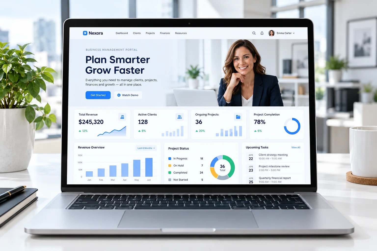 Business Portal design concept